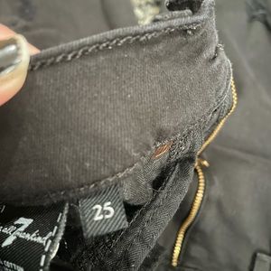 7 for all mankind black jeans